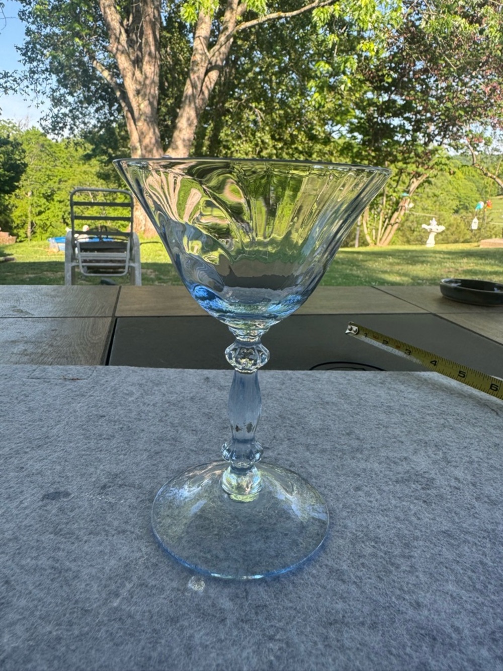 Caprice Moonlight Stemmed Dessert Glass by Cambridge